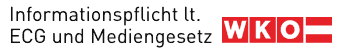 WKO – Informationspflicht laut ECG und Mediengesetz